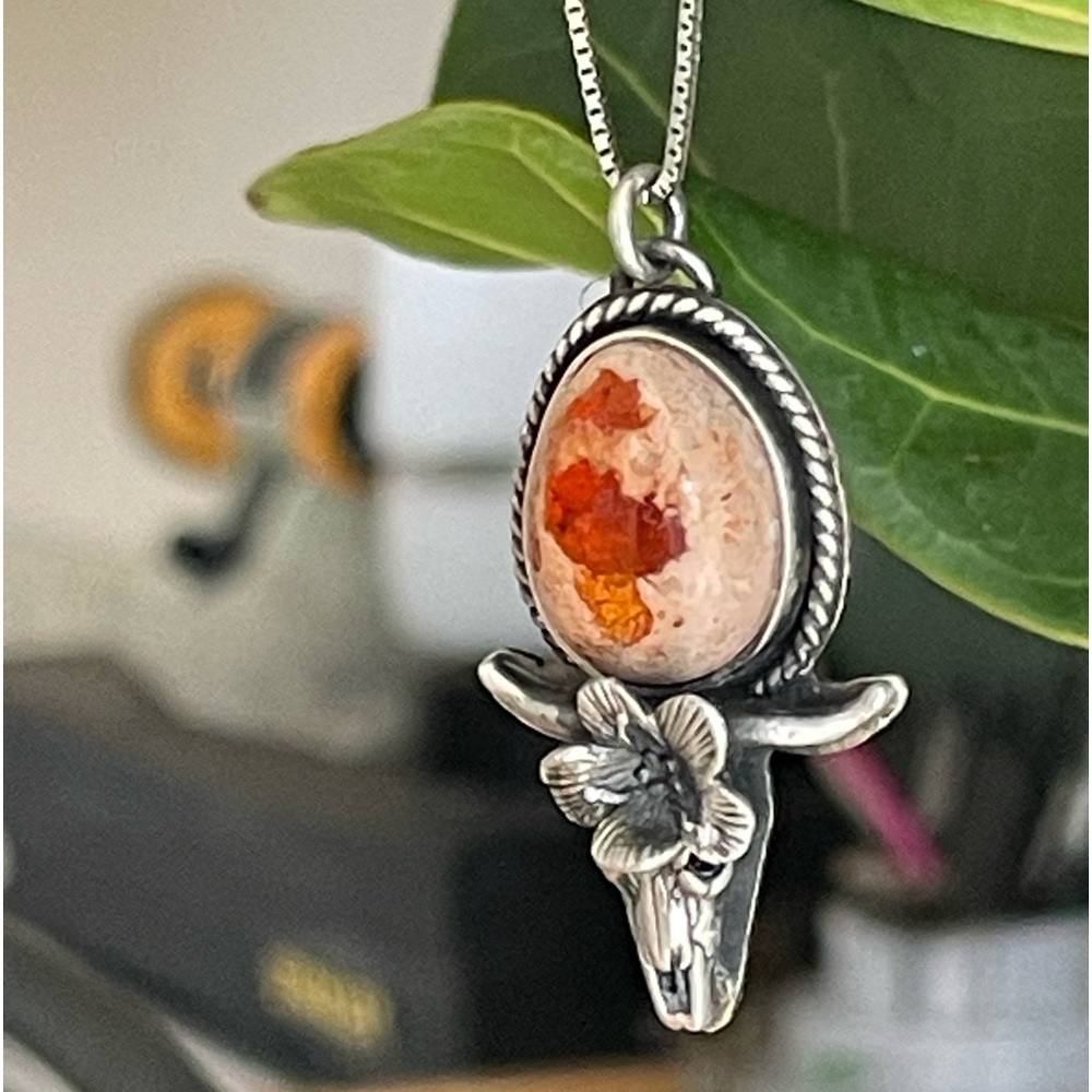 Boho cow skull